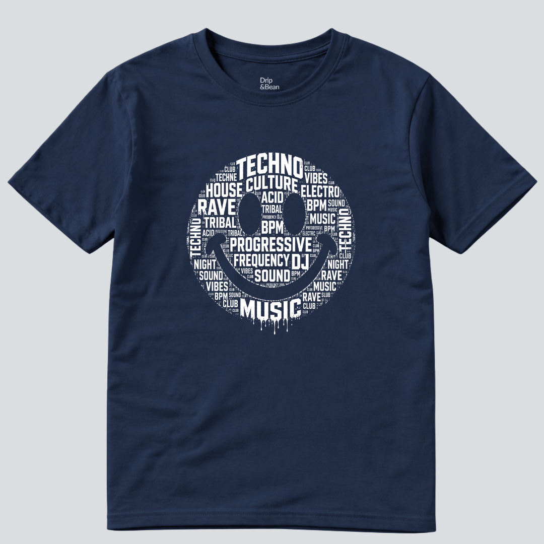 Techno Culture Smiley T-Shirt