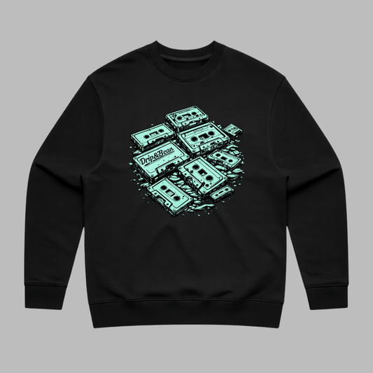 Retro Cyberpunk Cassette Sweatshirt