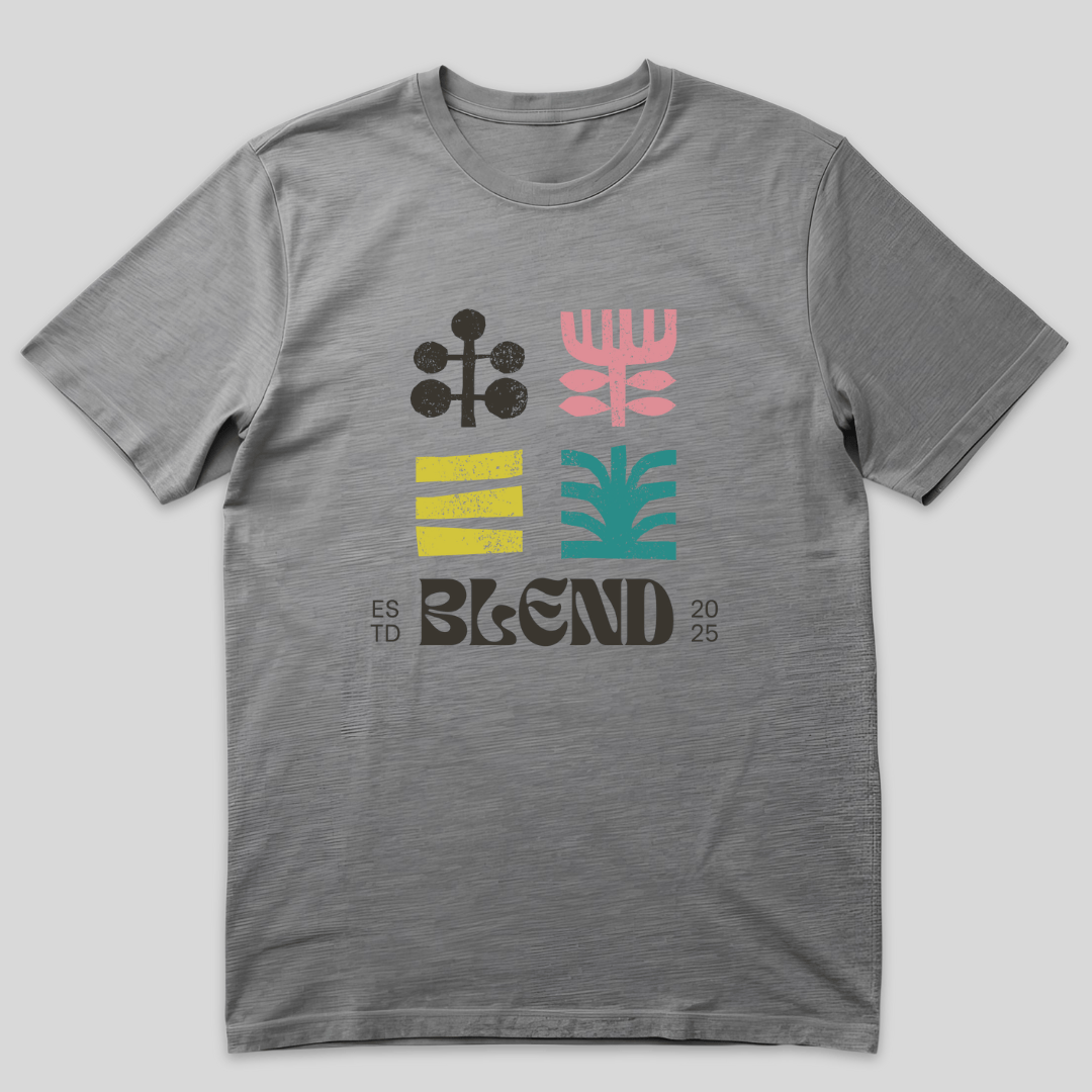 BLEND — Retro Botanical T-Shirt