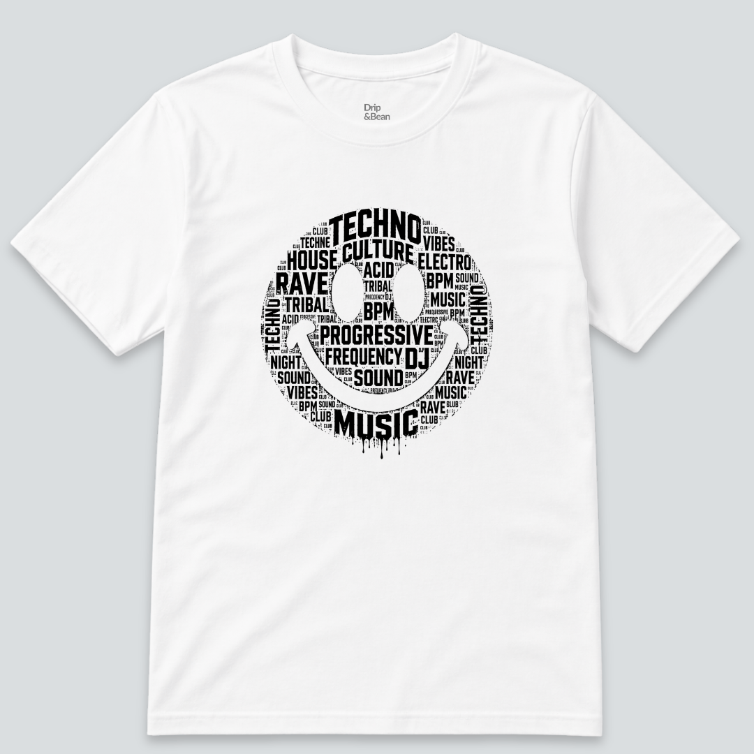 Techno Culture Smiley T-Shirt