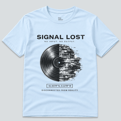 Signal Lost T-Shirt – Vinyl Glitch