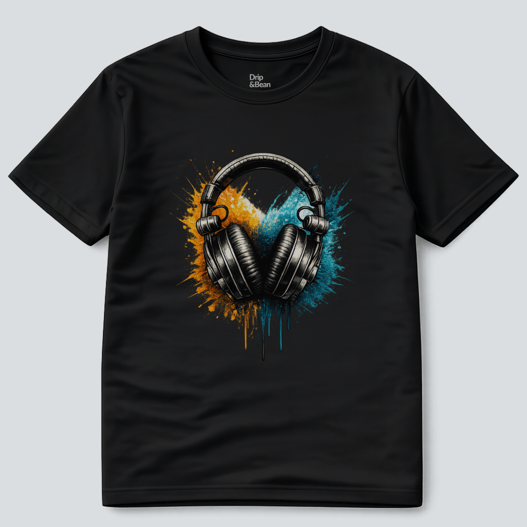 Sound Splash Headphones T-Shirt