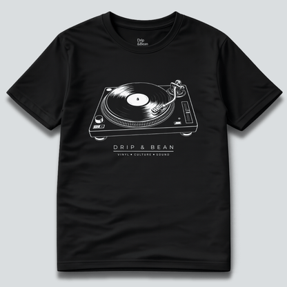 Drip & Bean Turntable T-Shirt