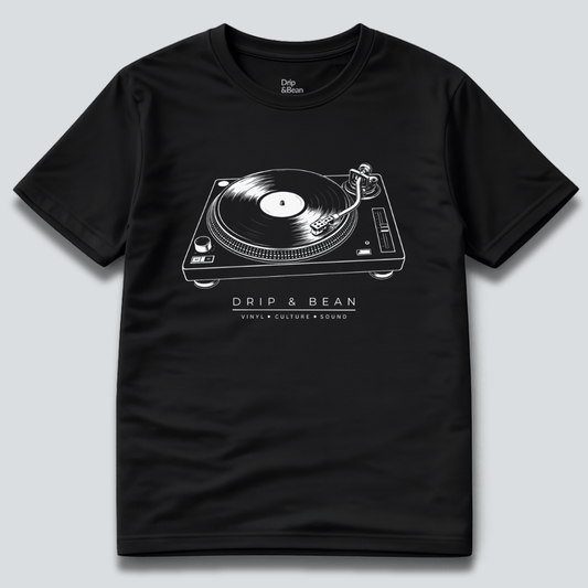 Drip & Bean Turntable T-Shirt