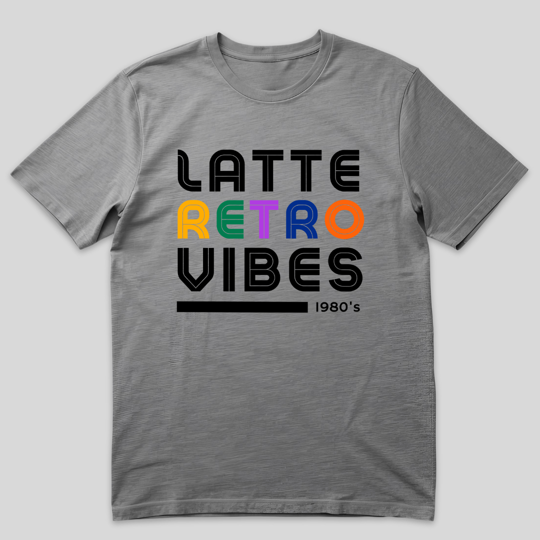 Latte Retro Vibes T-Shirt
