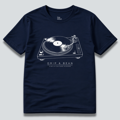 Drip & Bean Turntable T-Shirt