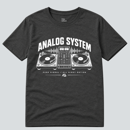 Analog System DJ T-Shirt