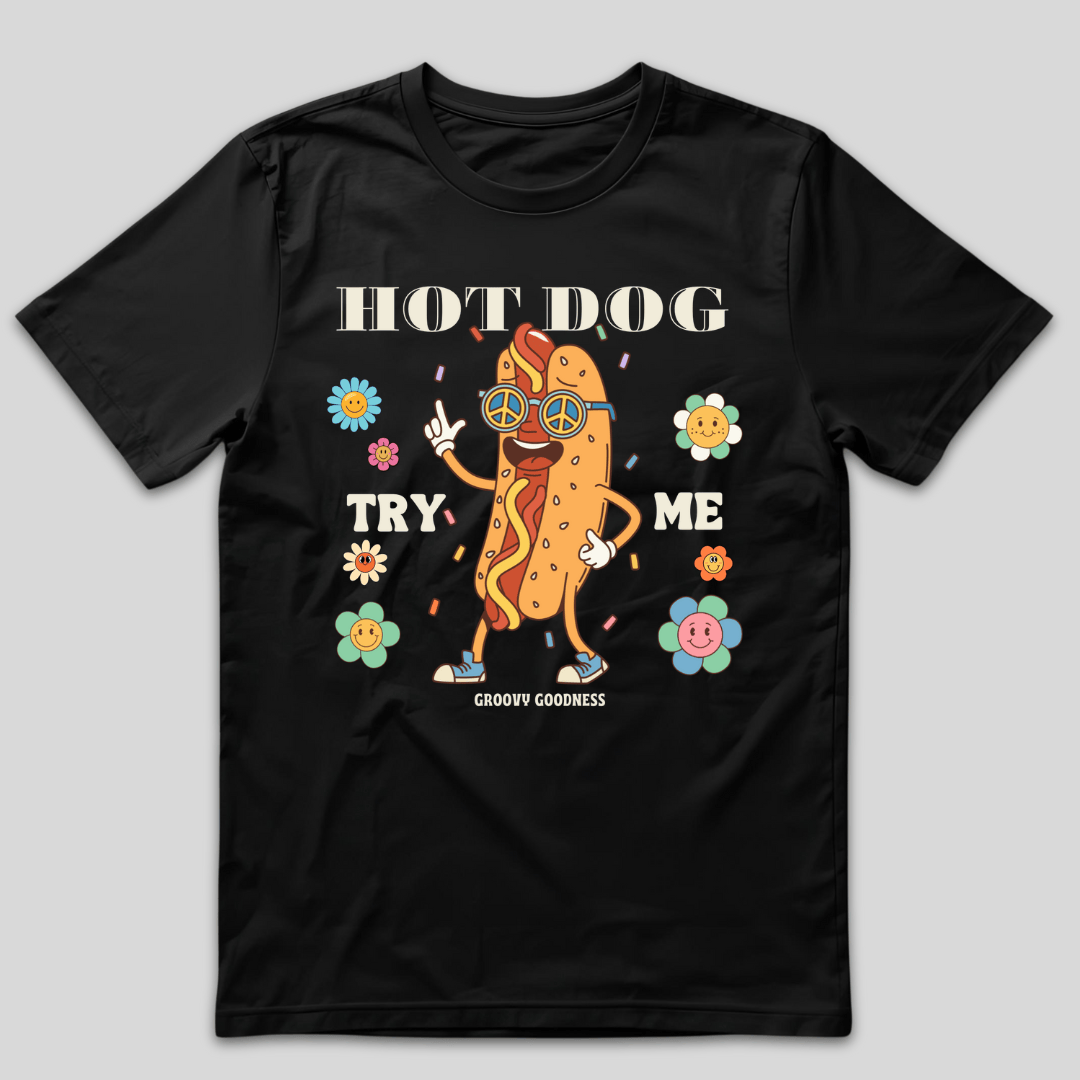 Groovy Hot Dog T-Shirt