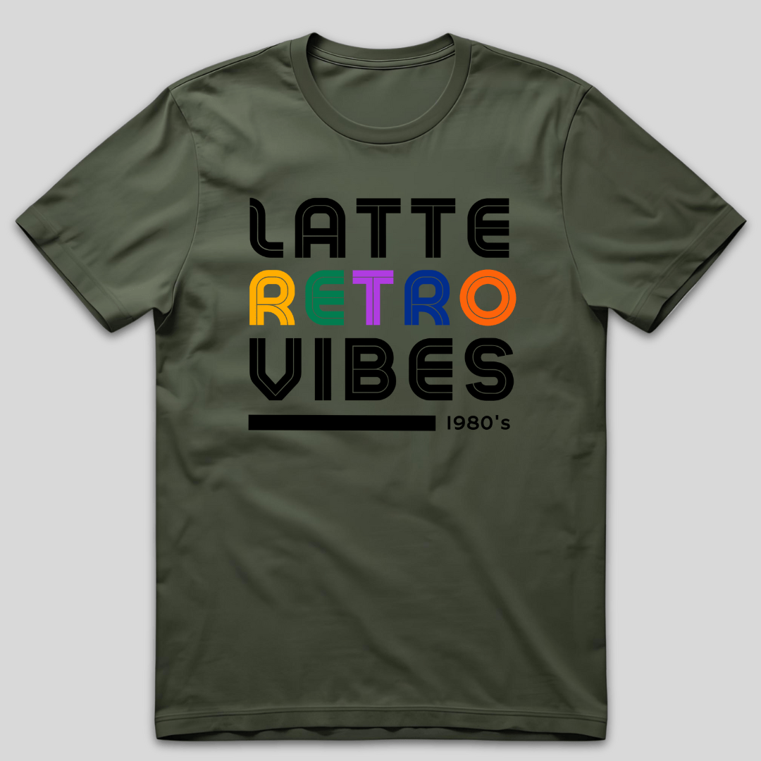 Latte Retro Vibes T-Shirt