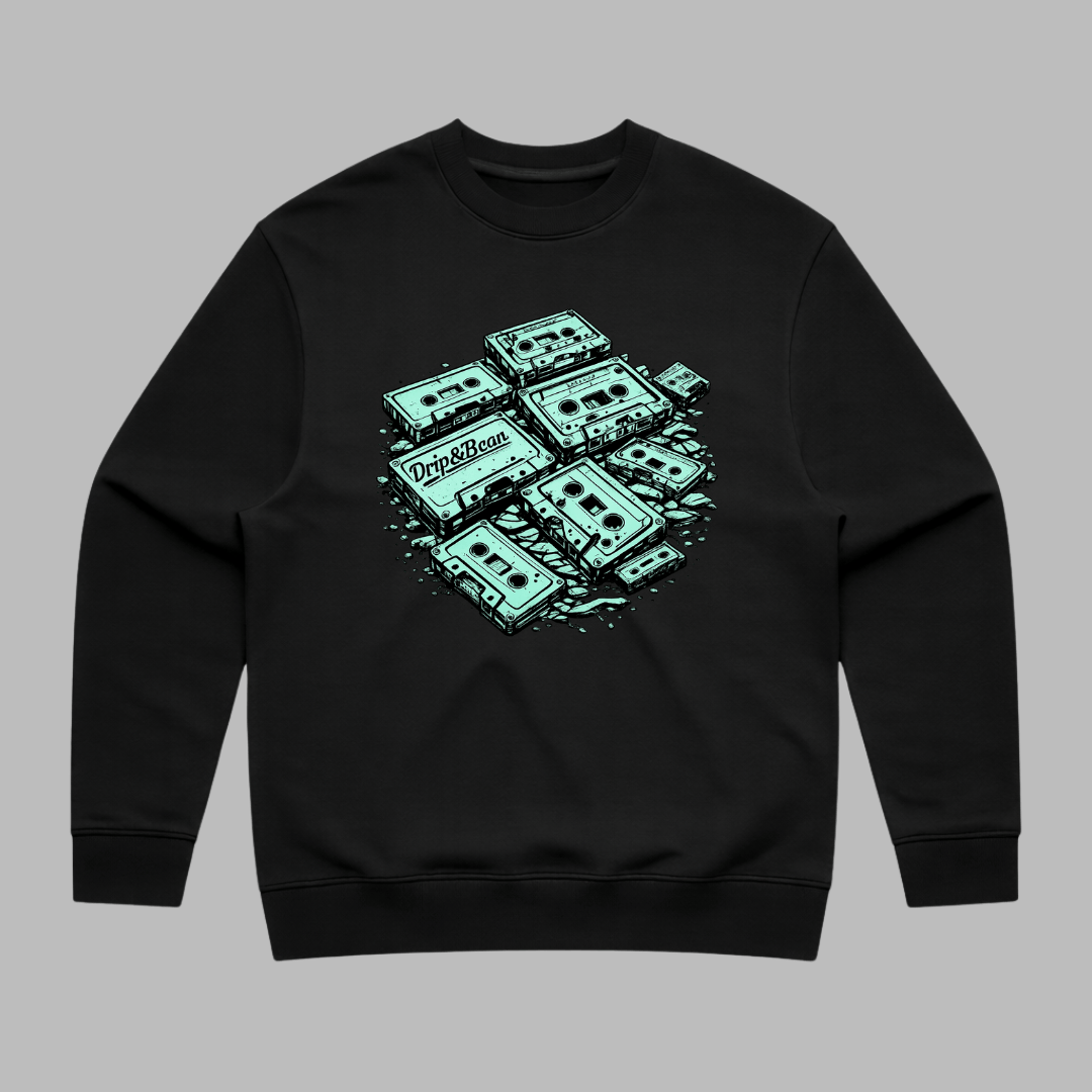 Retro Cyberpunk Cassette Sweatshirt
