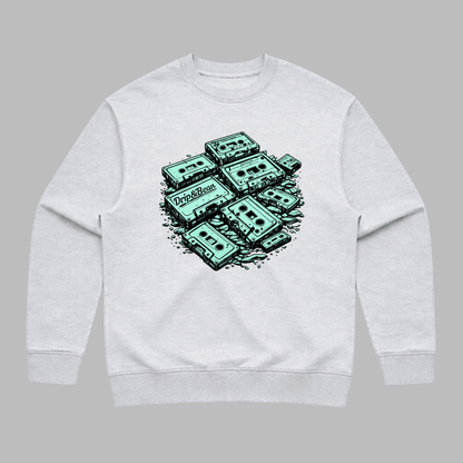 Retro Cyberpunk Cassette Sweatshirt