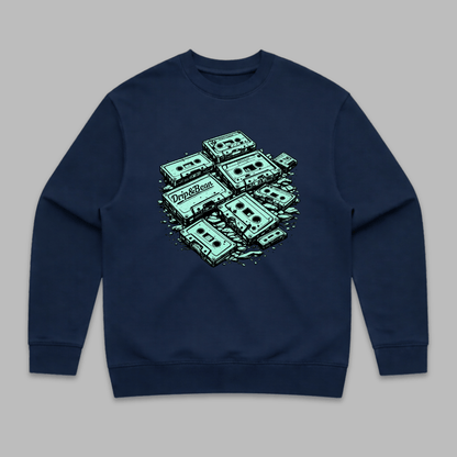 Retro Cyberpunk Cassette Sweatshirt