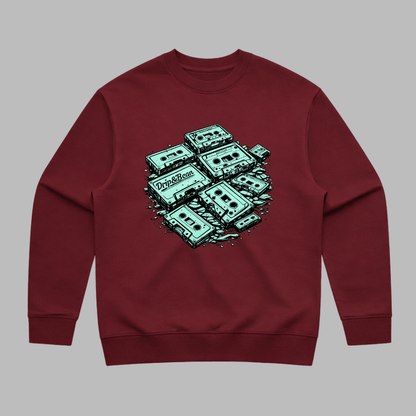 Retro Cyberpunk Cassette Sweatshirt
