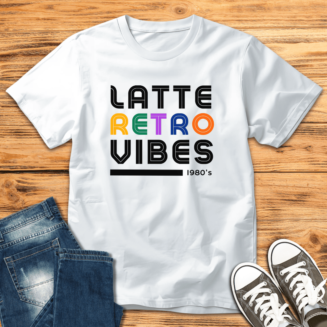 Latte Retro Vibes T-Shirt