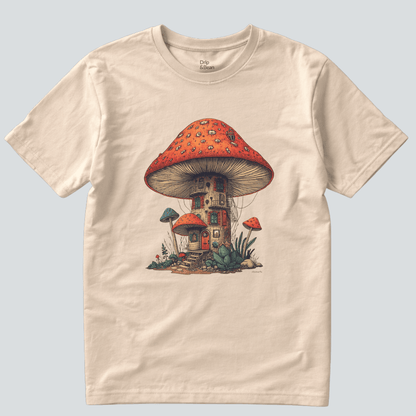 Mushroom House Graphic T-Shirt