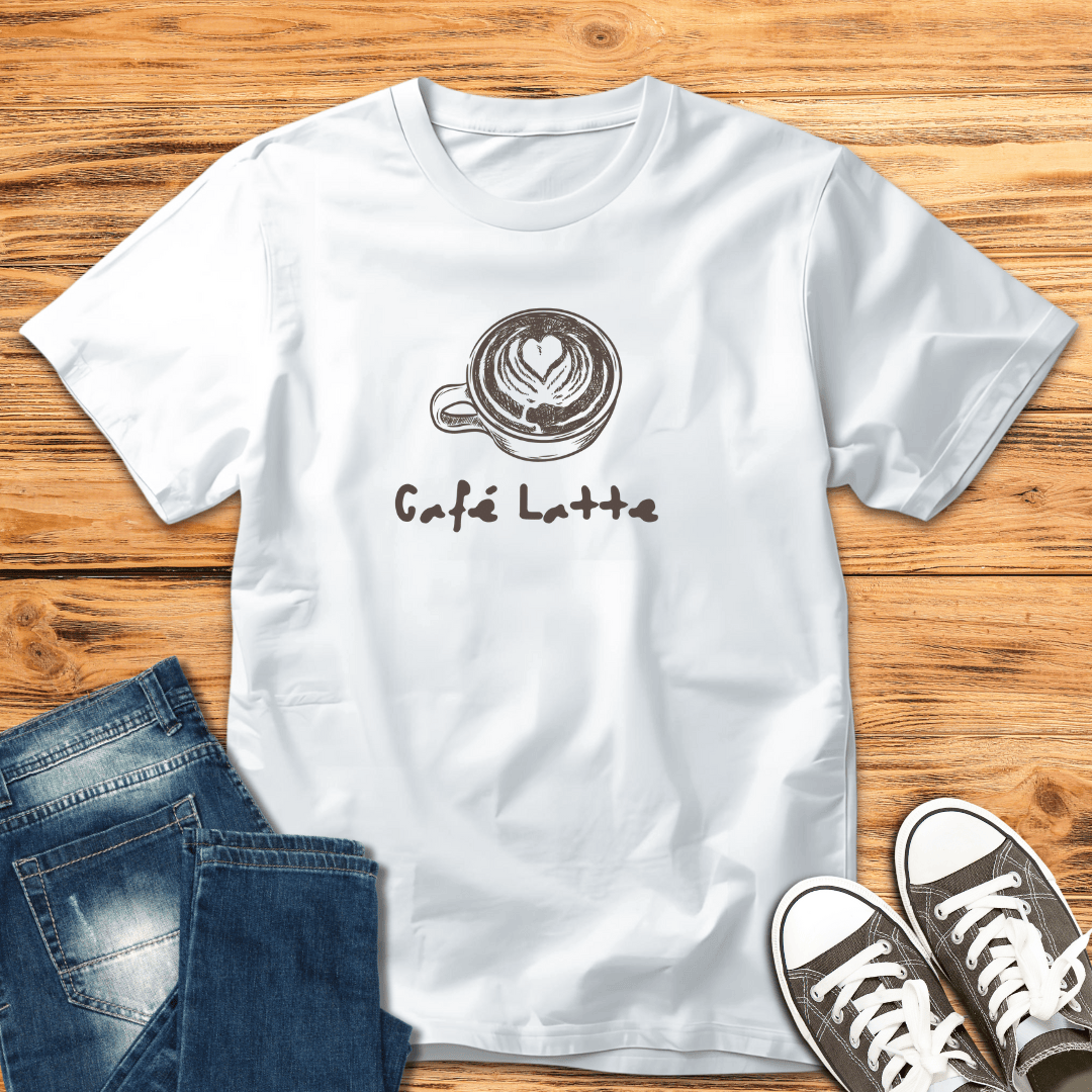 Café Latte Art T-shirt