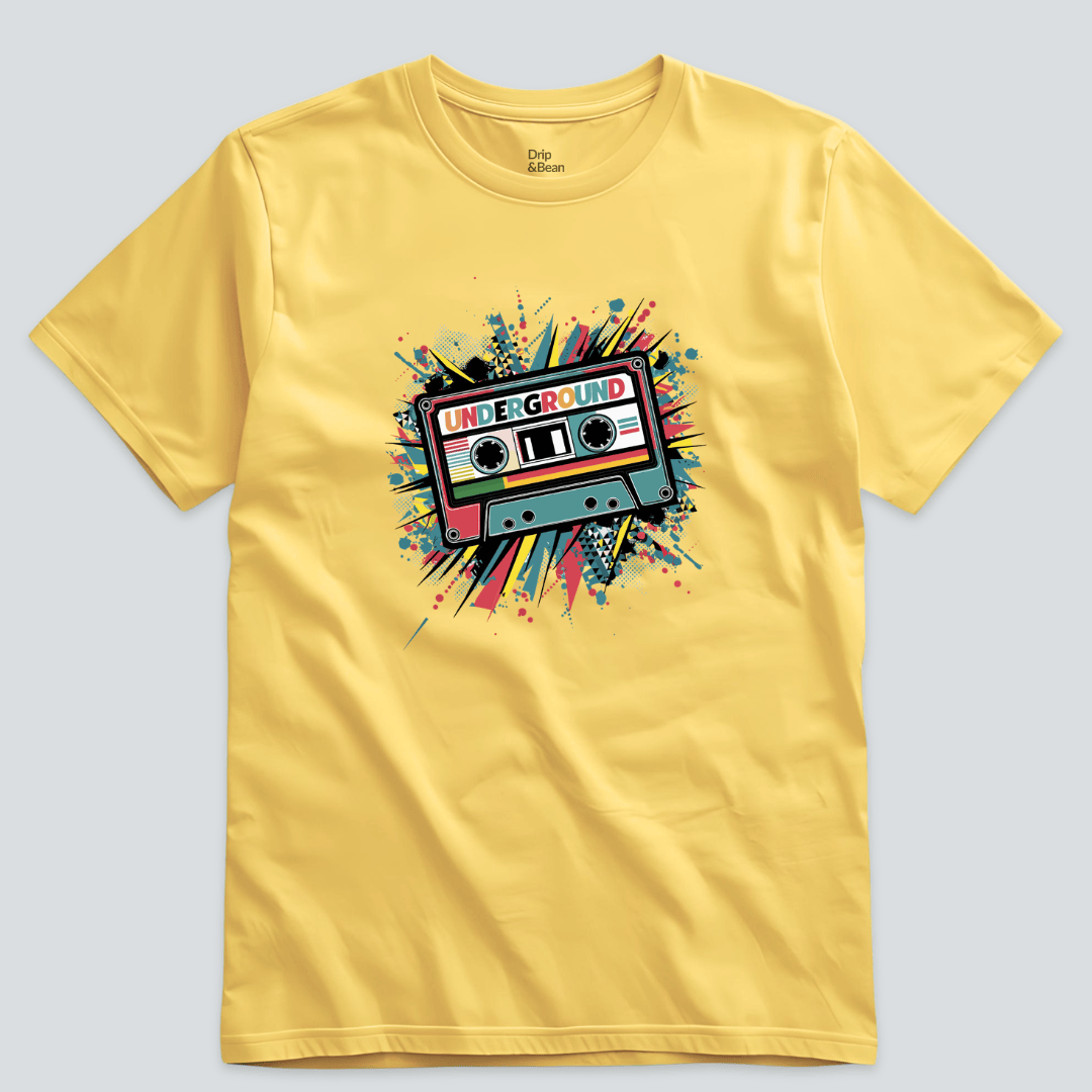 Underground Cassette Graphic T-Shirt