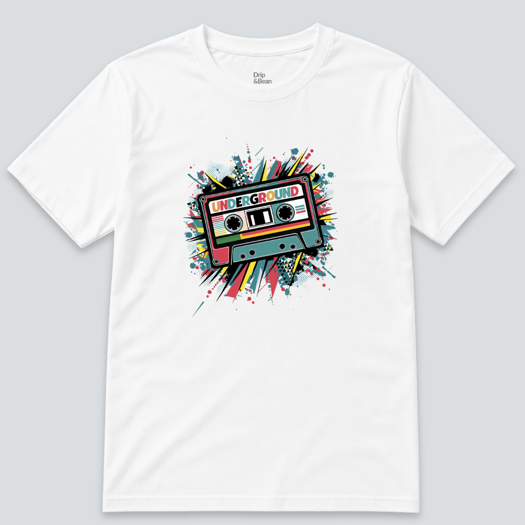 Underground Cassette Graphic T-Shirt