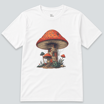Mushroom House Graphic T-Shirt