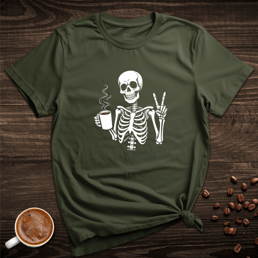 Peace, Coffee & Bones T-Shirt