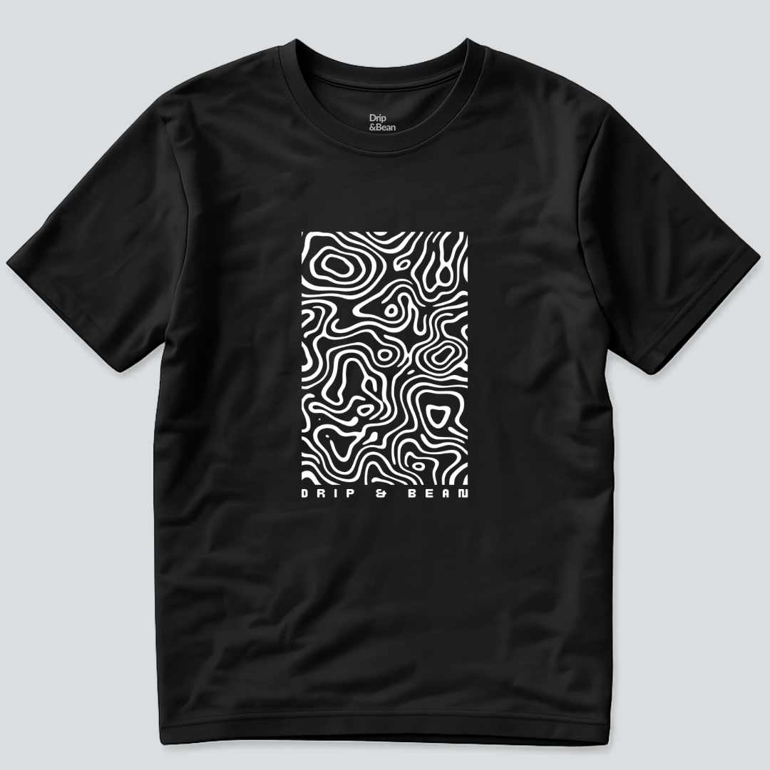 Topographic Panel T-Shirt
