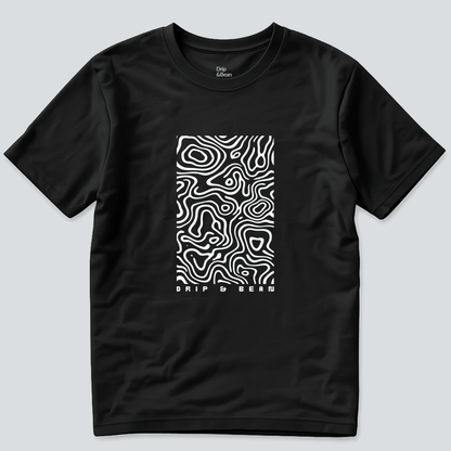 Topographic Panel T-Shirt