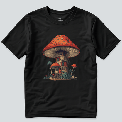 Mushroom House Graphic T-Shirt