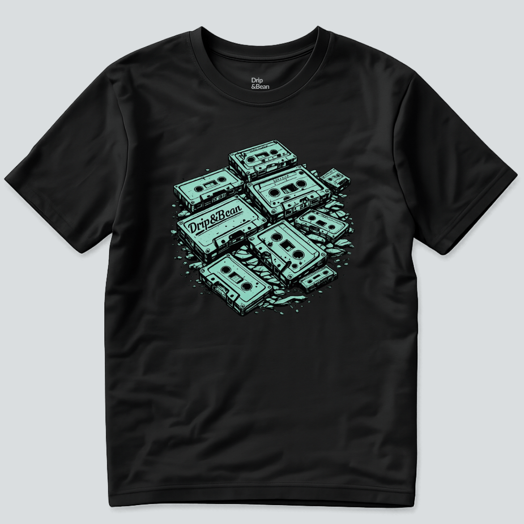 Retro Cyberpunk Cassette T-Shirt