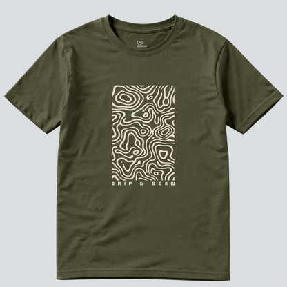 Topographic Panel T-Shirt