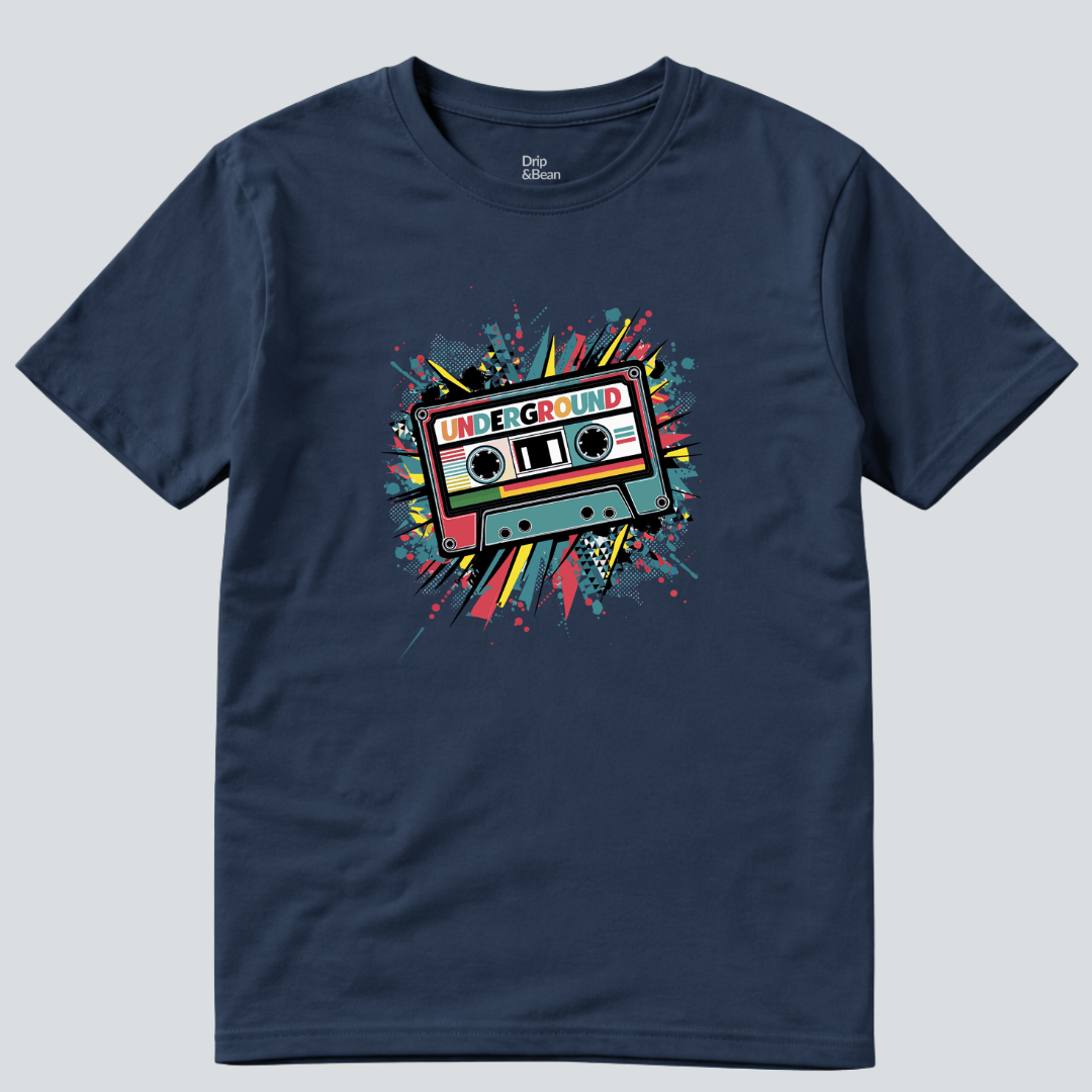 Underground Cassette Graphic T-Shirt