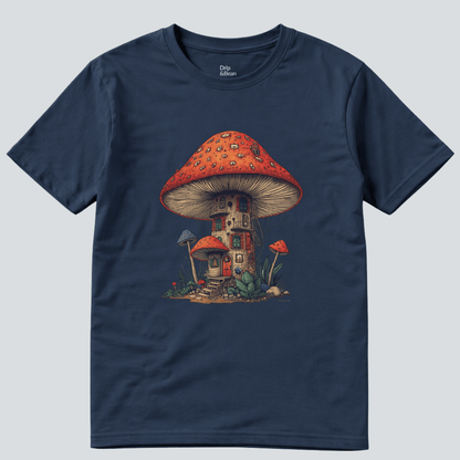 Mushroom House Graphic T-Shirt