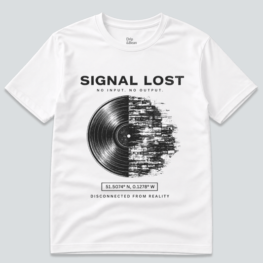Signal Lost T-Shirt – Vinyl Glitch