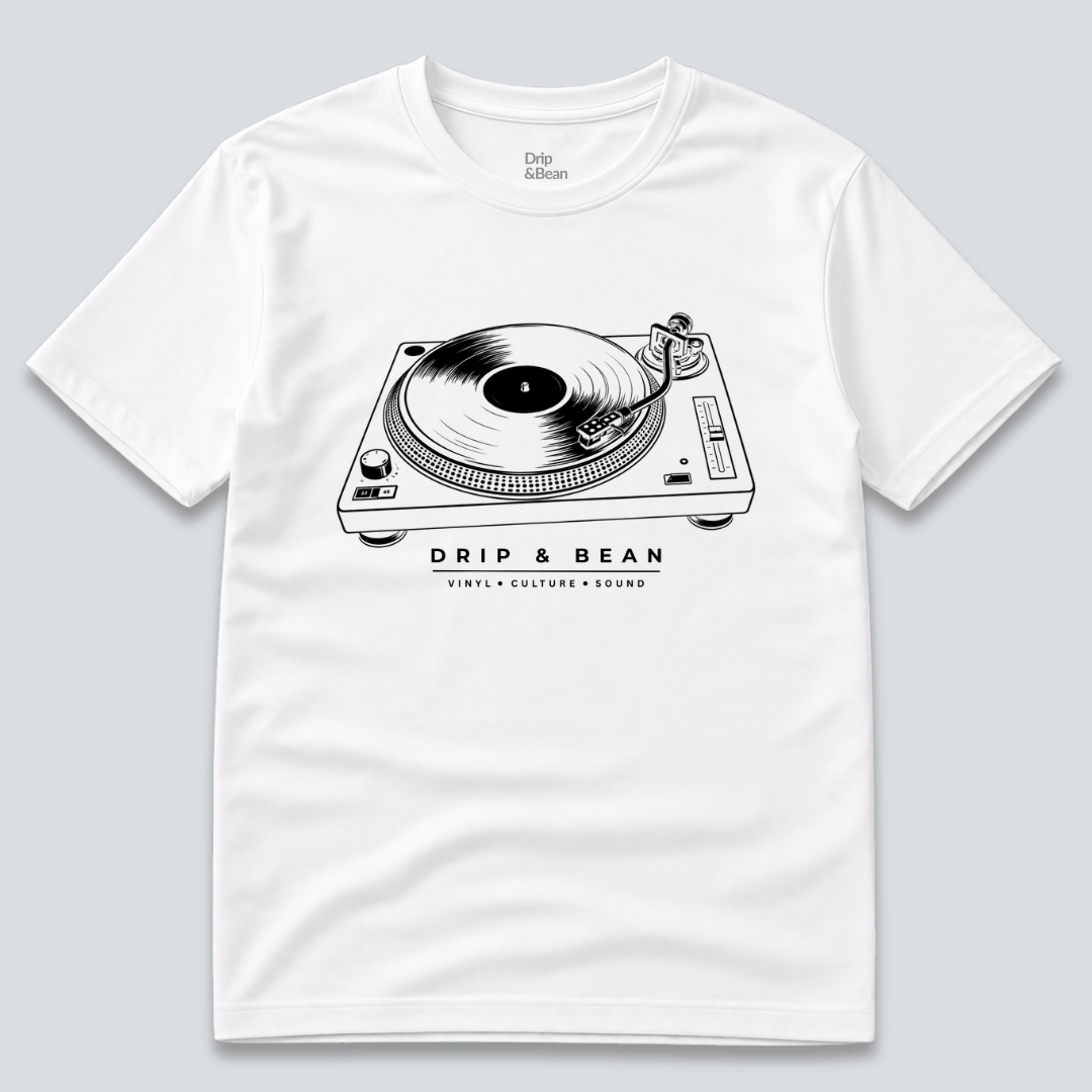 Drip & Bean Turntable T-Shirt