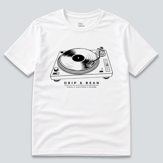 Drip & Bean Turntable T-Shirt