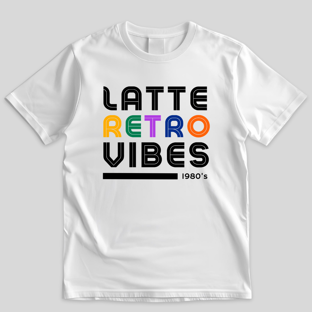 Latte Retro Vibes T-Shirt