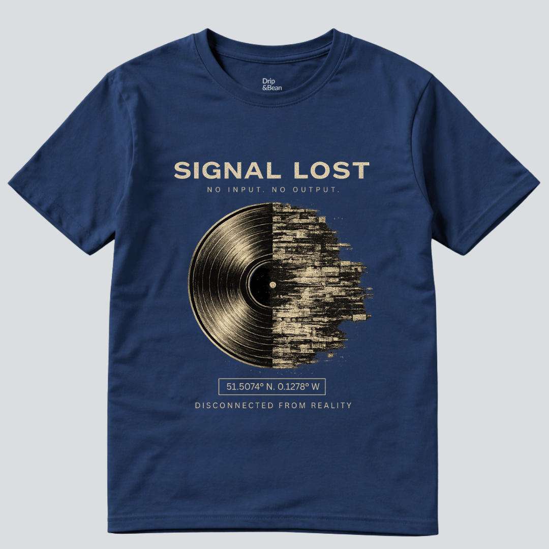 Signal Lost T-Shirt – Vinyl Glitch