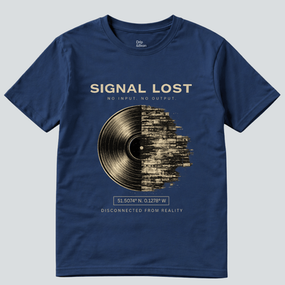 Signal Lost T-Shirt – Vinyl Glitch