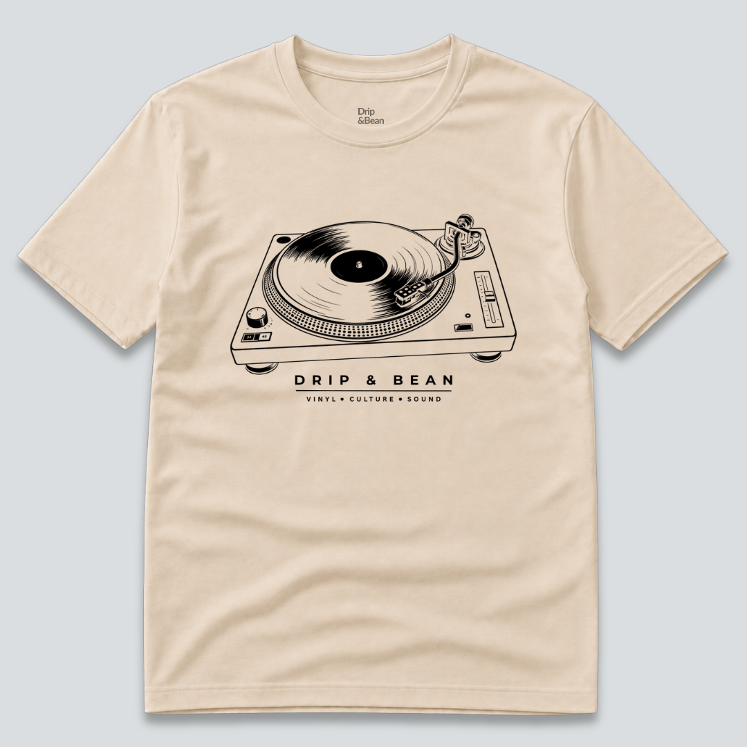 Drip & Bean Turntable T-Shirt