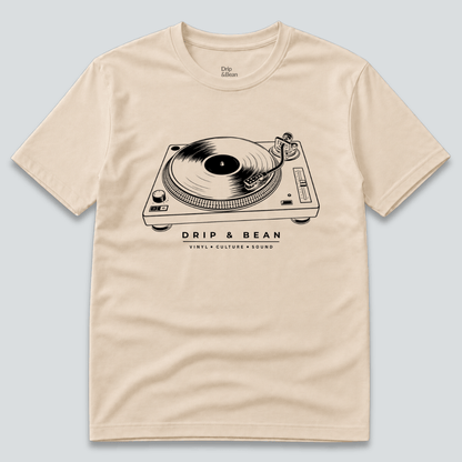 Drip & Bean Turntable T-Shirt