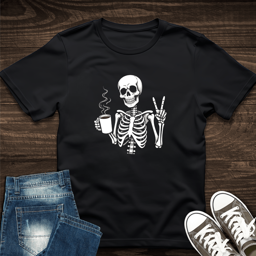 Peace, Coffee & Bones T-Shirt