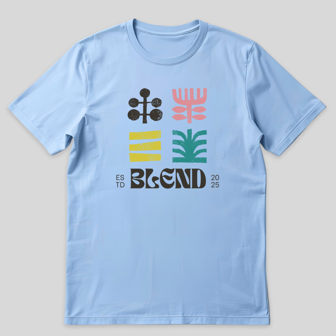 BLEND — Retro Botanical T-Shirt