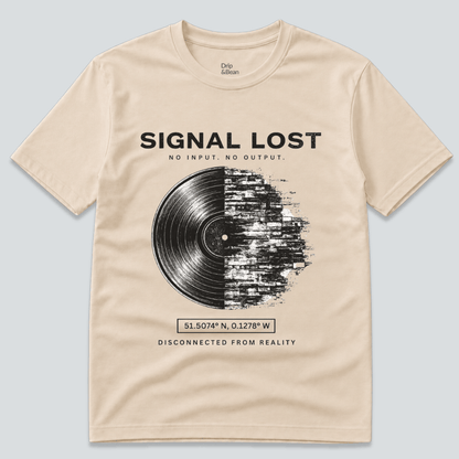 Signal Lost T-Shirt – Vinyl Glitch