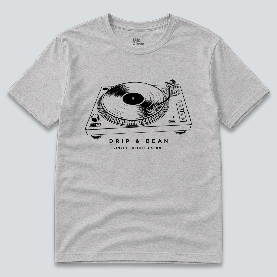 Drip & Bean Turntable T-Shirt