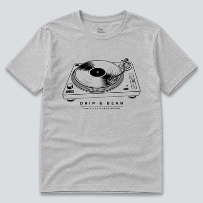Drip & Bean Turntable T-Shirt
