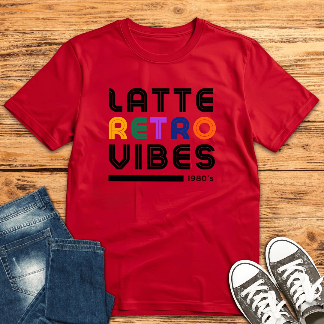 Latte Retro Vibes T-Shirt