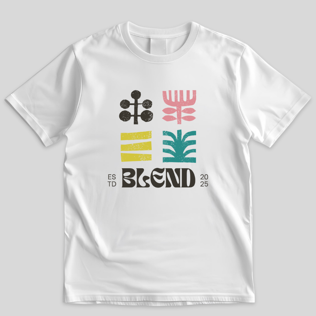 BLEND — Retro Botanical T-Shirt
