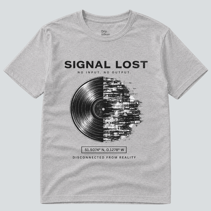 Signal Lost T-Shirt – Vinyl Glitch